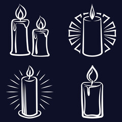 Simple Candle Light Design