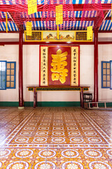 A beautiful view of the Quan Cong Temple in Hoi An