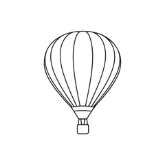 Balloon Outline silhouette vector illustration