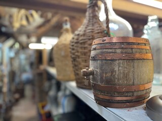 German Flea Market Junk Dealer Shed Full of Forgotten Treasures © Eugen