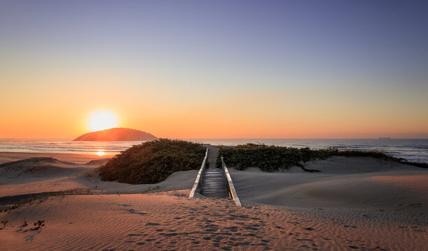 Sunrise at Imbituba Beach