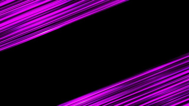 Dynamic purple diagonal lines patternon black background