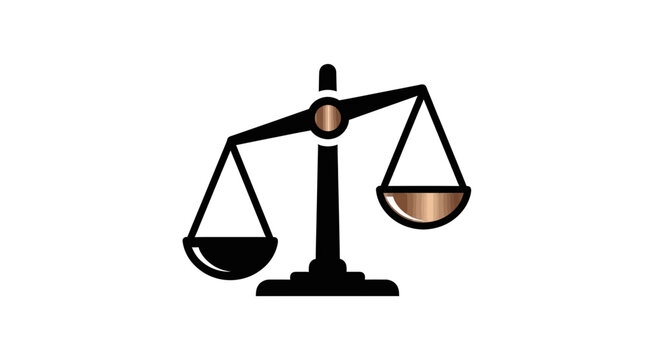 Justice System Sign Depicting The Application Of Fairness And Impartiality