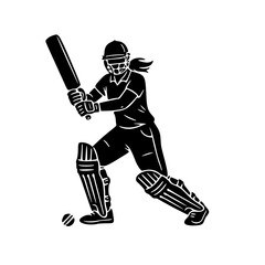 Obraz premium sports silhouette vector collection featuring ice hockey field hockey and cricket players