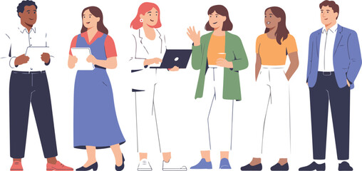 Business Team Interaction Outline Icon Set  Meetings & Communication