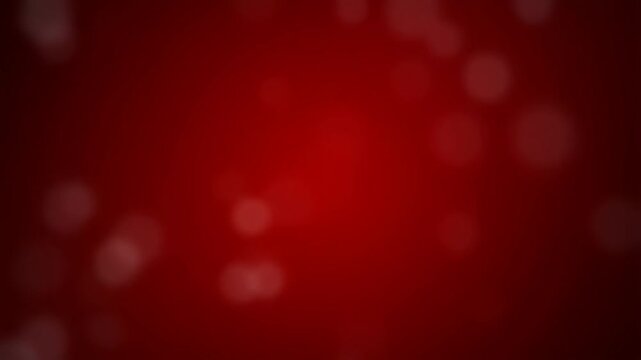 Abstract red background with soft glowing bokeh lights. Ideal for festive themes, celebrations, and holiday promotions