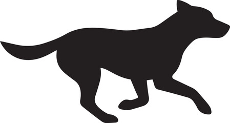 Fototapeta premium Black cat silhouette vector illustration