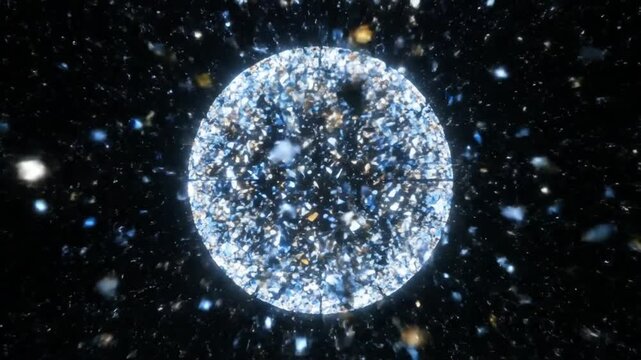 Globular Star Cluster in Deep Space.