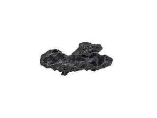 Octahedrite is iron meteorite. Octahedrites derive their name from the crystal structure paralleling an octahedron. This fragment is from Russia, Primorsky Krai © Konstantin