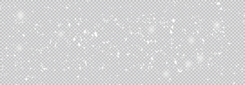 Small snow fallen in front of the panorama view background.