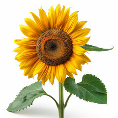 Obraz premium sunflower isolated on white