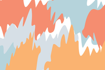 Fototapeta premium Abstract background with geometric shapes. Dynamic effect colorful line. Design for poster, banner, card. Paper modern pattern. Copy space.