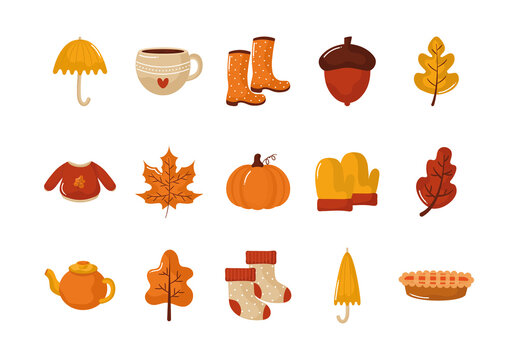 Autumn Illustration Set