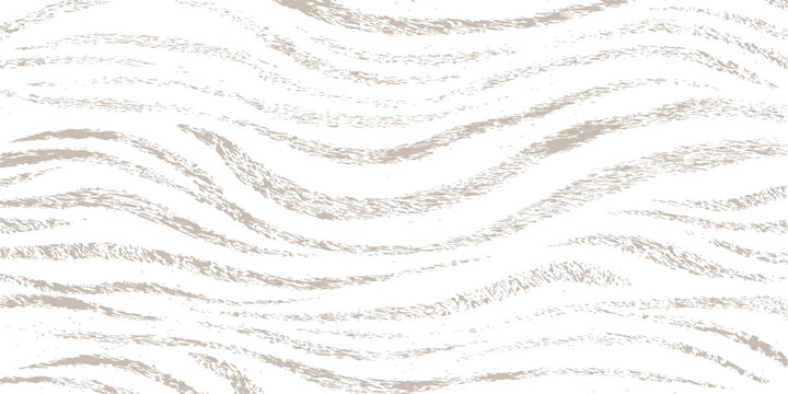 An abstract background of wavy white lines forms a natural texture reminiscent of desert sand and wooden patterns on a beach surface design