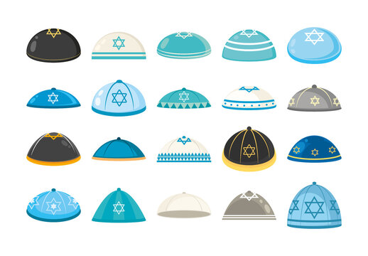 Kippah Illustration Set