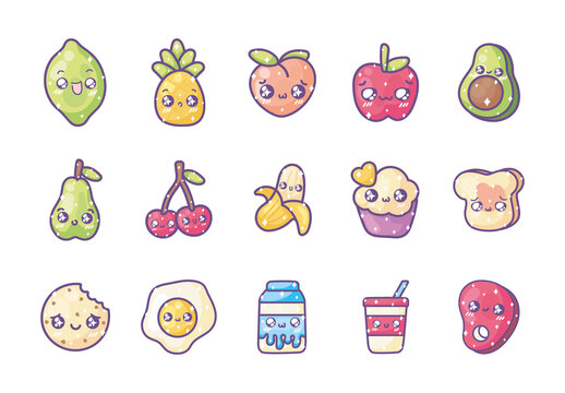Kawaii Food Illustration