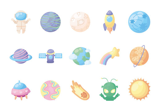 Space Illustration Set