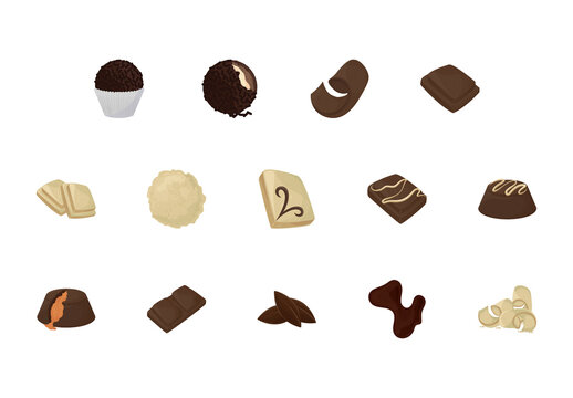 Sweet Chocolate Illustration Set