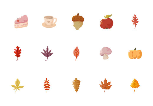 Autumn Illustration Set