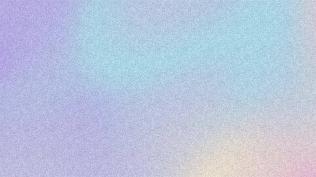 Iridescent pastel gradient with subtle grain and speckle texture creating a dreamy soft abstract background for design social media packaging and digital projects.