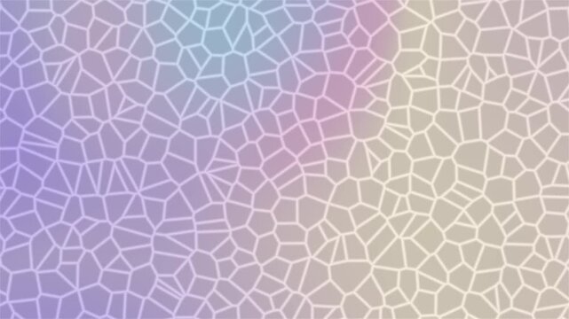 Soft pastel mosaic gradient background with stained glass geometric texture and translucent tiles ideal for web design packaging backdrops and creative graphic projects.