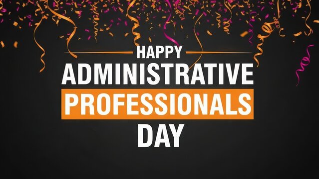 Happy administrative professionals day celebration