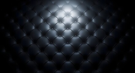 Abstract pattern of shimmering light on a dark background with geometric shapes