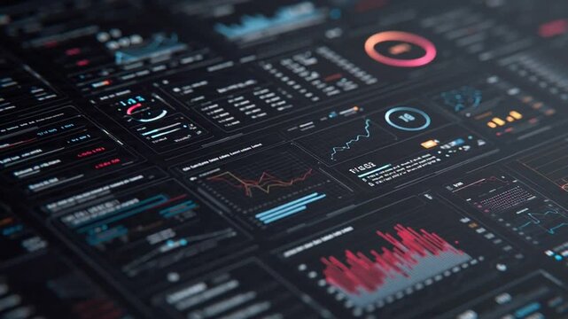 Modern Dashboard with Charts and Graphs