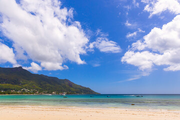 Landscape photography of Beau Vallon beach, Seychelles