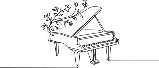 A direct, descriptive title focusing on the primary subject and its minimalist, hand-drawn style.