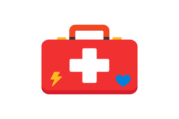 Obraz premium Red First Aid Kit Icon