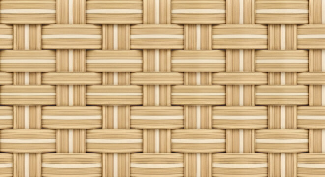 busket weaving rattan  texture with beige and light brown colors  