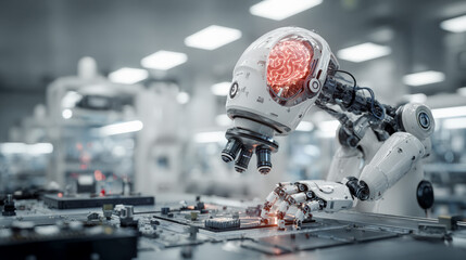 Einsatz von Technologie und k&uuml;nstlicher Intelligenz in der Medizin und Forschung, f&uuml;r Diagnose, Analyse, Behandlung, Technologieinnovation, Generative AI