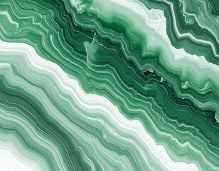 Obraz premium yeşil beyaz mermer dokusu