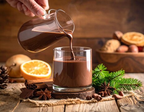  s&uuml;rahiden bardağa d&ouml;k&uuml;len &ccedil;ikolata m&uuml;kemmel tasarım 