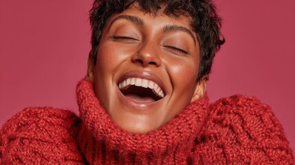 Young happy relaxed beautiful caucasian woman 20s with culry hair in casual clothes dancing have fun at party close eyes isolated on plain yellow background studio portrait People lifestyle concept