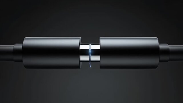 Mesmerizing Double Helix Spiral of Energy Rushing Through Polished Copper Strands