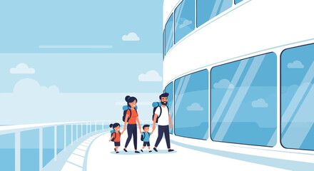 Family Vacation Adventures Embarking on a Cruise Ship Journey