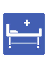 Fototapeta premium Bed Icon