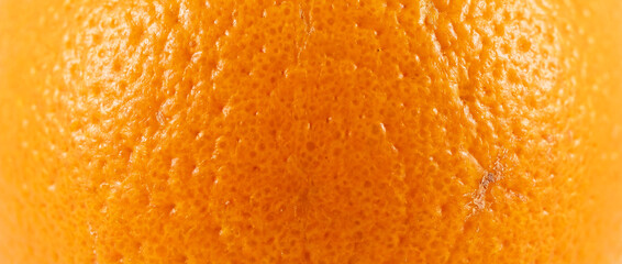 Close-up showing the texture of orange peel