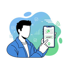 Modern Digital Navigation Technology Acceptance Via Smartphone App Interface