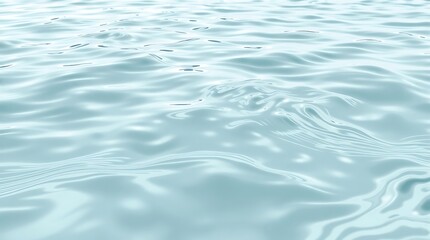 Gentle Turquoise Water Ripples Close-Up Minimalist