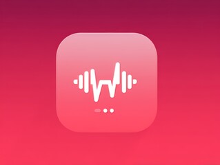 Mobile application button displaying health and workout tracking