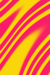 Vibrant Pink and Yellow Flowing Abstract