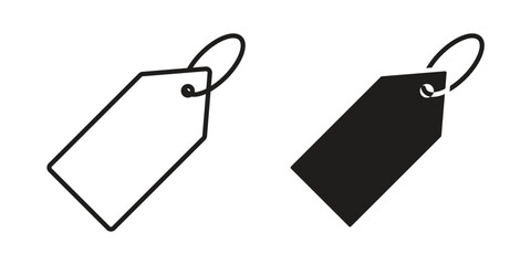 Price tag icon. Vector Isolated Illustration for web design.