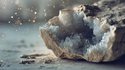 Fototapeta premium Amethyst Geode Crystal Stone
