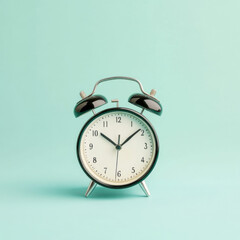 Pastel Mint Alarm Clock Detail