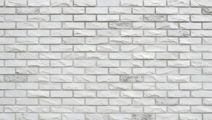 Fototapeta premium Close up of a modern brick wall painted in a light gray color