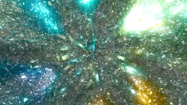 鉱脈　3DCGレンダリング