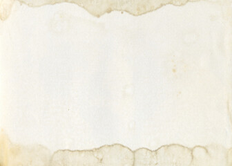 Retro photo paper texture. Recycle vintage stained paper background. Aged and yellowed dirty paper.